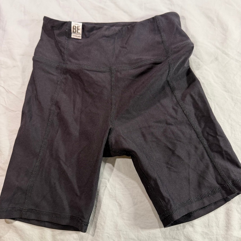 Simply Be Rich Dance‎ Originals Kids Black High Waisted Athletic Bike Shorts CL